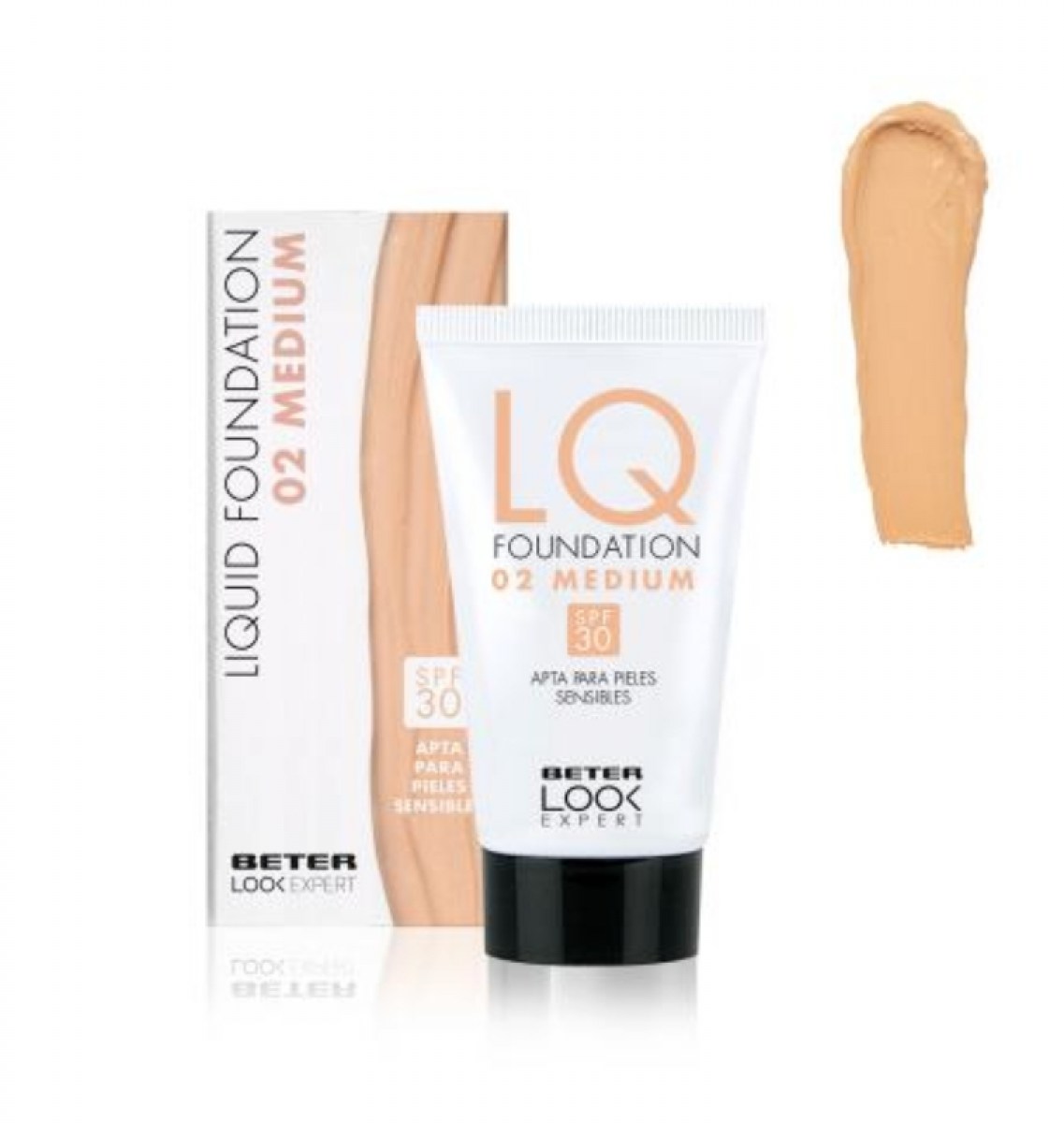 beter maquillaje look expert foundation silky sand